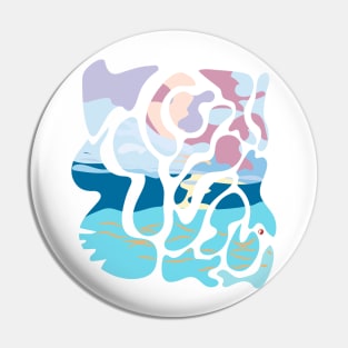 Enjoy Ocean landscape into Organic shapes Pin