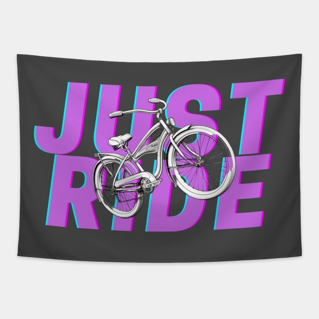 Just ride your bike Tapestry by CPT T's