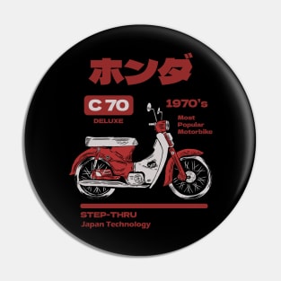 Honda C70 Dark Edition Pin