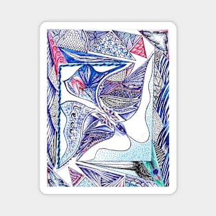 Abstract Art Magnet