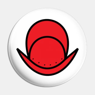 Spanish Morrión (red) Pin