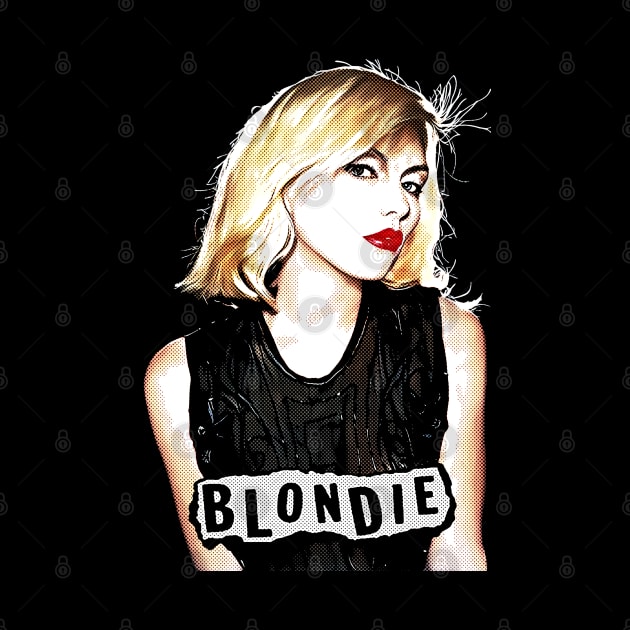 Blondie Rare Photo Vintage Halftone by Mr.FansArt