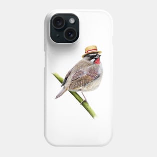 Siberian rubythroat Phone Case