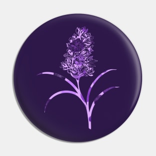 Purple People Eater Flower Pin