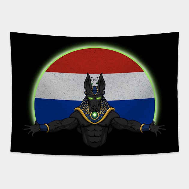 Anubis Paraguay Tapestry by RampArt