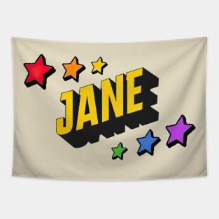 Jane- Personalized style Tapestry