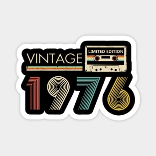 Vintage 1976 Limited Edition Cassette 48th Birthday Magnet