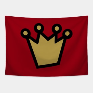 Bold Gold Crown Tapestry