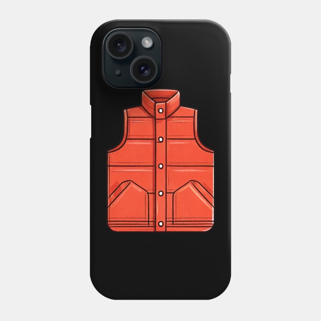 Marty's Vest Phone Case by Buff Geeks Art