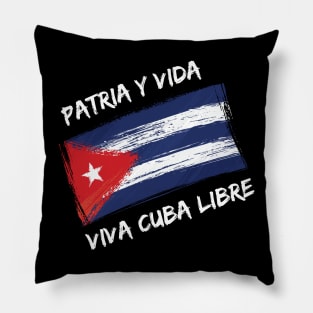 Patria Y Vida - Viva Cuba Libre! Pillow