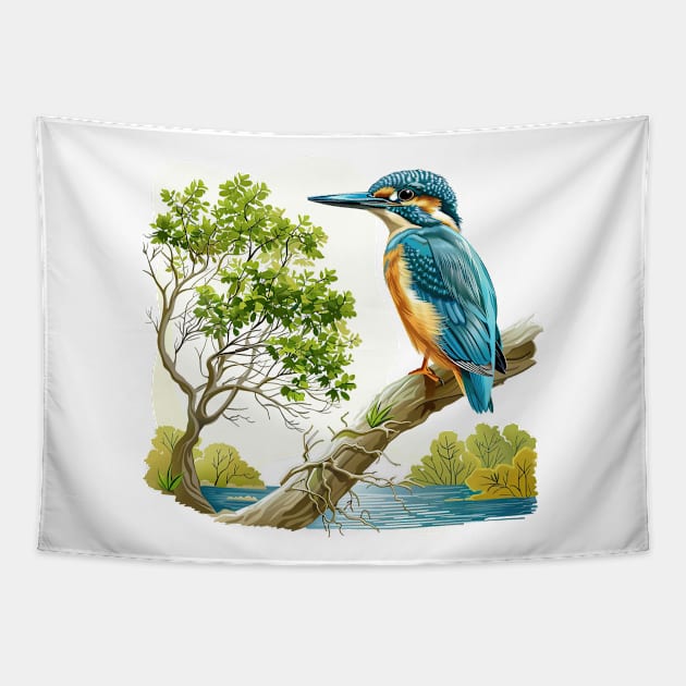 Kingfisher Tapestry by zooleisurelife