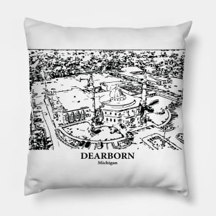 Dearborn - Michigan Pillow