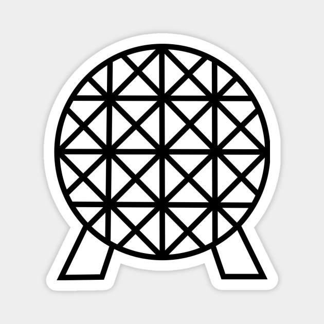 Spaceship Earth Black Epcot Aimant Teepublic Fr Top free images & vectors for epcot ball in png, vector, file, black and white, logo, clipart, cartoon and transparent. spaceship earth black