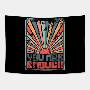 Sunkissed You Are Enough Positivity Tapestry