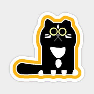 Tuxedo Cat Magnet