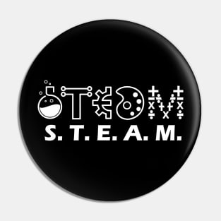 S.T.E.A.M. Based Education Shirts Pin