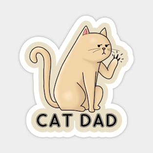 cat dad Magnet