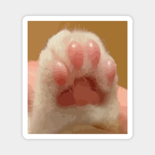 tiny cat paw Magnet