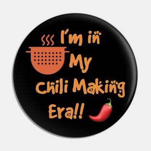 Chili Making Chef Pin