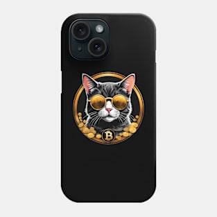 Bitcoin cat Phone Case