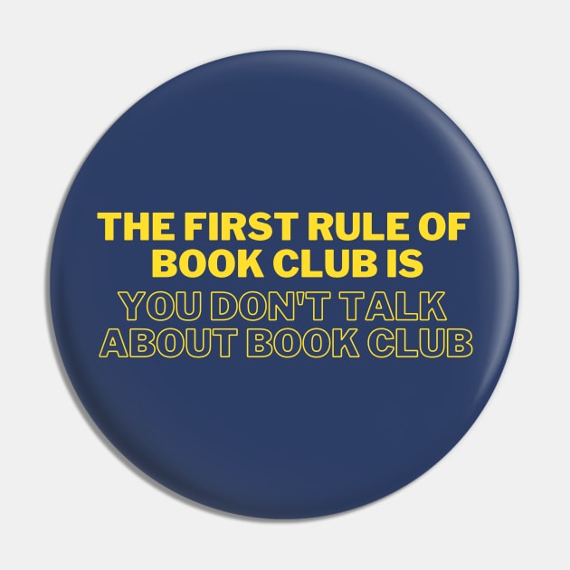 We Don't Talk About Book Club Pin by We Love Pop Culture