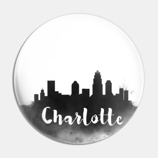 Charlotte watercolor Pin