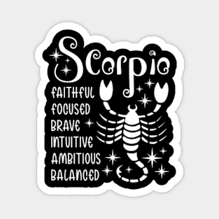 Zodiac Signs Scorpio Magnet