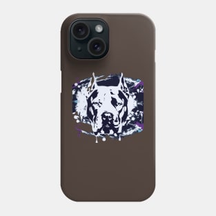 Dogo Argentino Minimal Ink Painting Artowork Phone Case