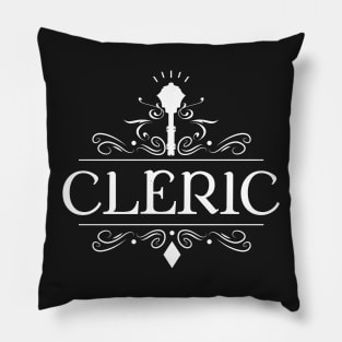 Cleric Character Class TRPG Tabletop RPG Gaming Addict Pillow