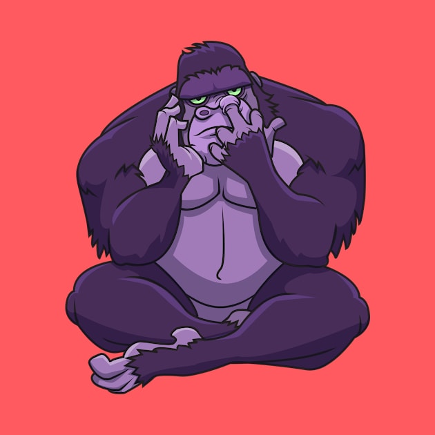 Picky Gorilla by rillabear