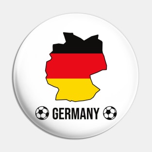 Germany Soccer Fan Country Germans Pin