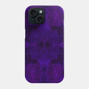 Blue/Purple and Black Ink Blot Phone Case