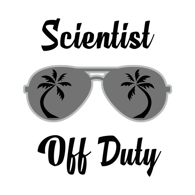 Off Duty Scientist Funny Summer Vacation by chrizy1688