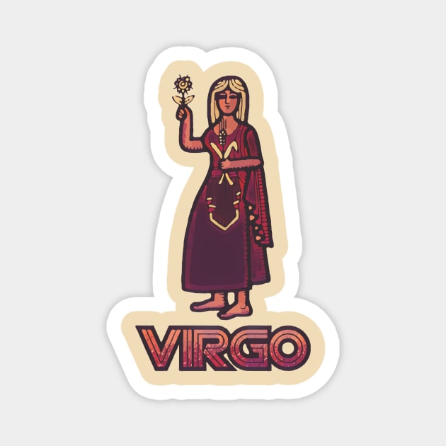 Virgo Magnet by TeeLabs