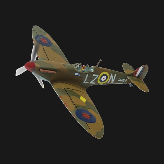 Spitfire Model Aircraft by ontherails