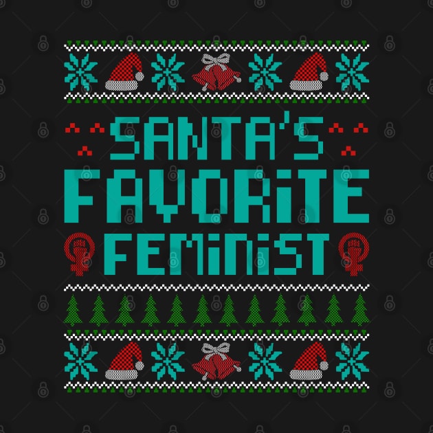 santas favorite Feminist by MZeeDesigns