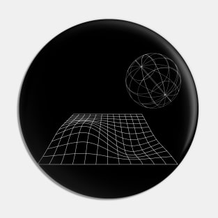 Ball Bouncing on Wireframes Pin