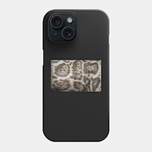 Neofelis nebulosa, clouded leopard fur abstract photo Phone Case