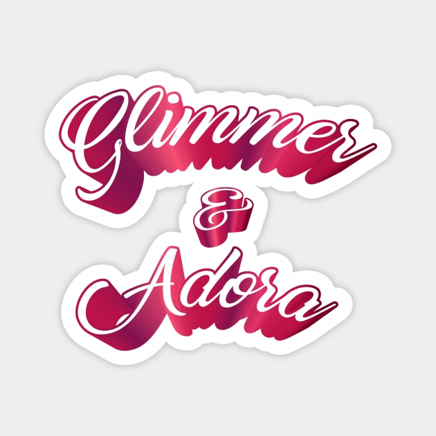 Glimmer & Adora Magnet by Sthickers