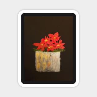 poinsettia Magnet