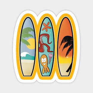 Surf Boards Magnet