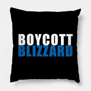 Boycott Blizzard Pillow