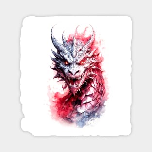 Watercolor Dragon Magnet