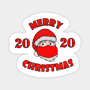 2020 Christmas Gift Masked Santa Claus Magnet