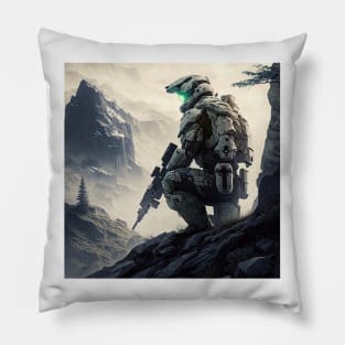 Halo Master Chief Original Artwork Pillow