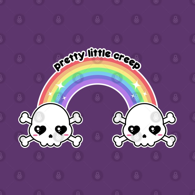 Kawaii Rainbow Skulls | Pastel Goth | Pretty Little Creep by Sasyall