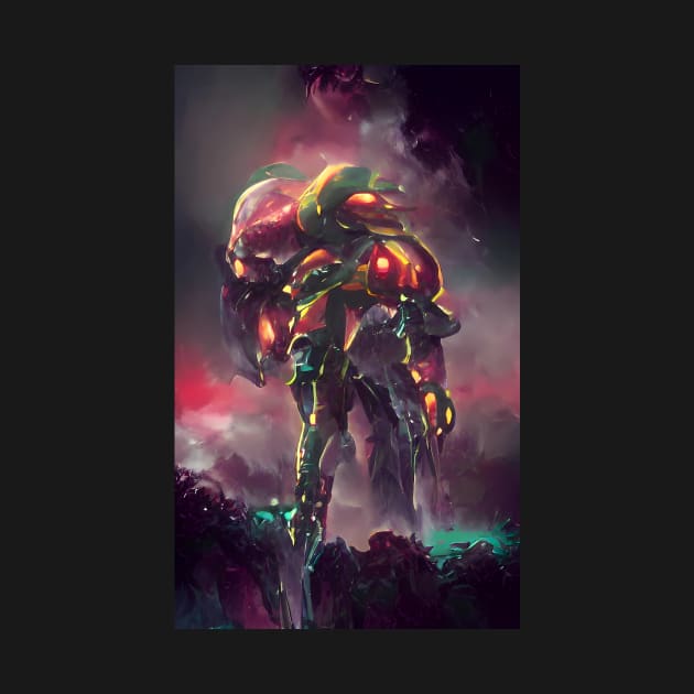 Super Metroid inspired art by IOANNISSKEVAS