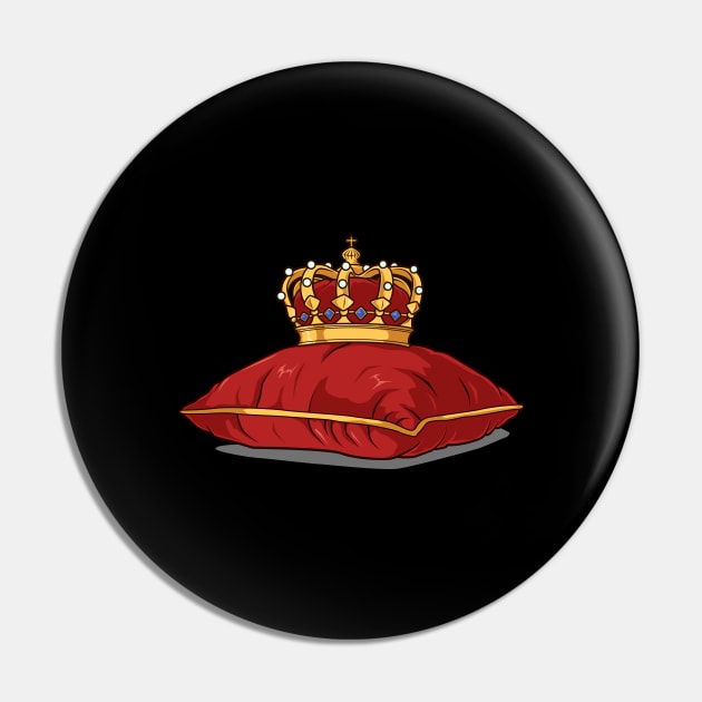 Royal decorated crown - Royalcore Pin by Modern Medieval Design