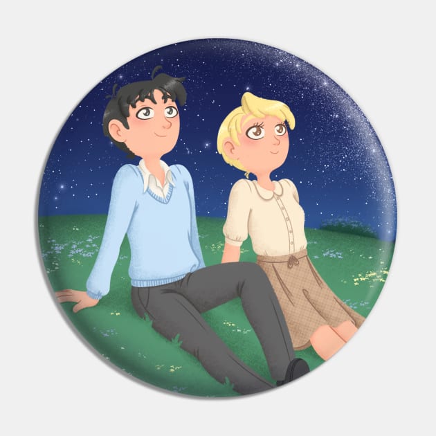 Under the stars - Young Royai Pin by SilveryDreams