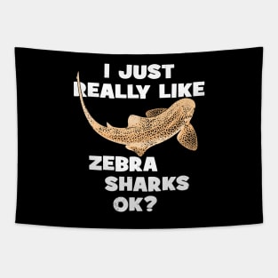 I just really like zebra sharks ok? Tapestry